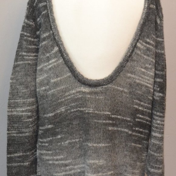 Rubbish XL Nubby Knit Sweater/Shades of Grey - Picture 3 of 5